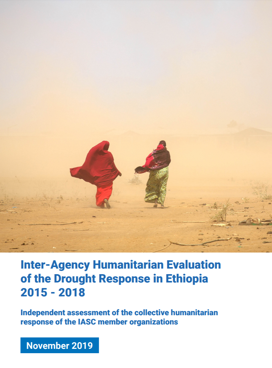 Cover of Inter-Agency Humanitarian Evaluation of the drought response in Ethiopia 2015–2018