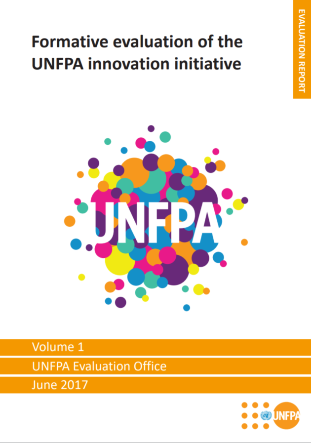 Cover of Formative evaluation of the UNFPA Innovation Initiative