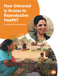 How Universal is Access to Reproductive Health? | UNFPA Administrative ...