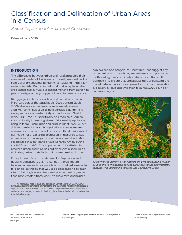 classification-and-delineation-of-urban-areas-in-a-census