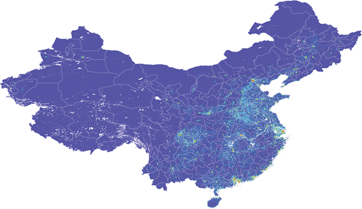 China - Number and distribution of pregnancies (2012)