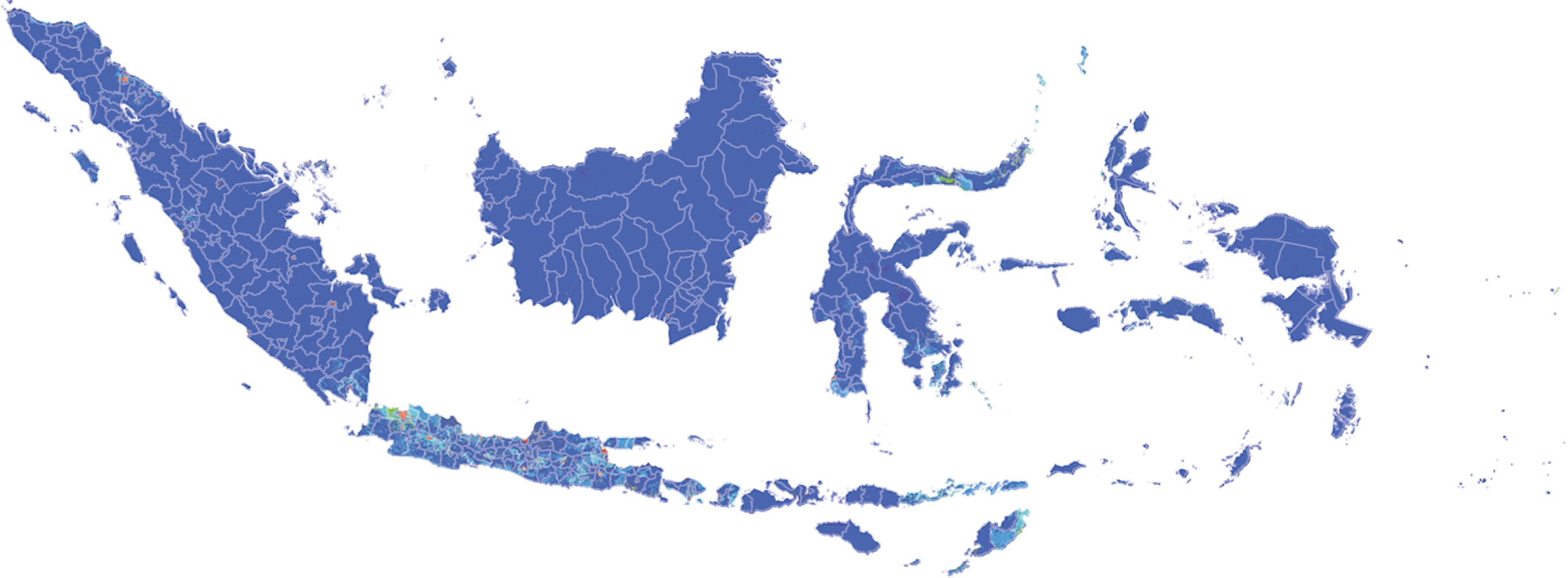 Indonesia - Number and distribution of pregnancies (2012)