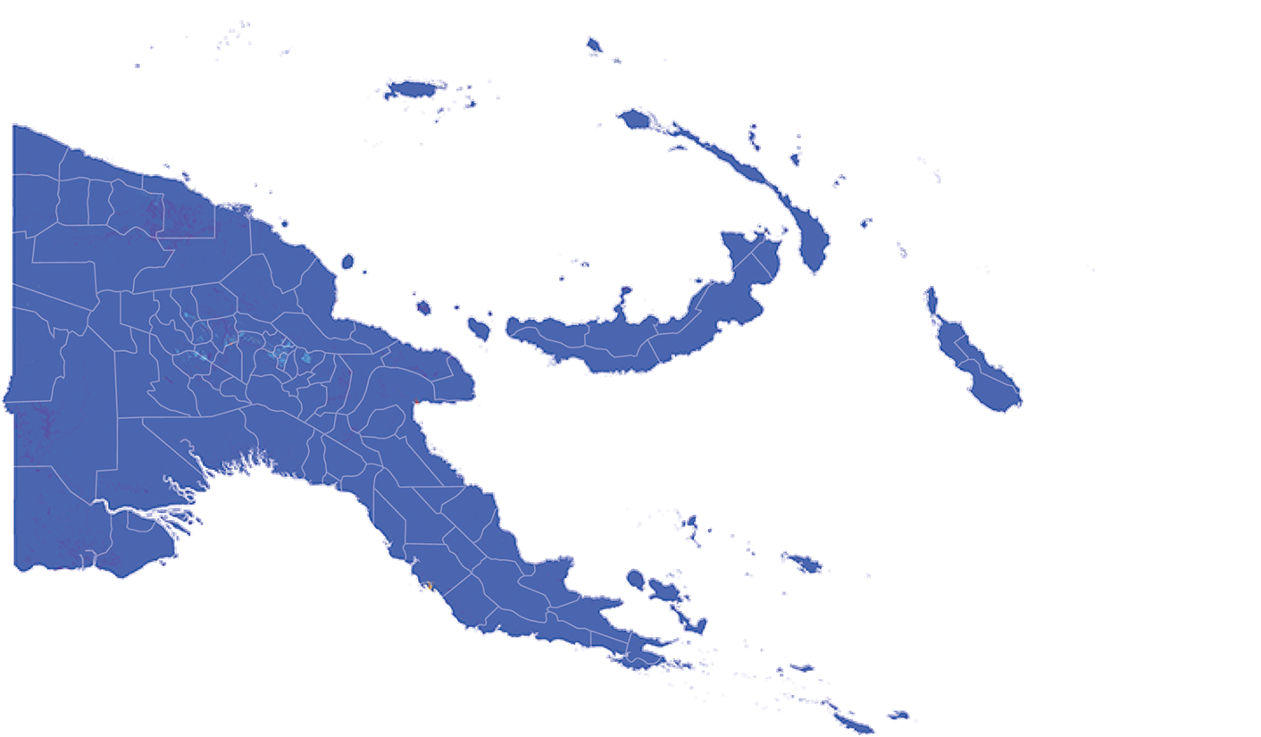 Papua New Guinea - Number and distribution of pregnancies (2012)