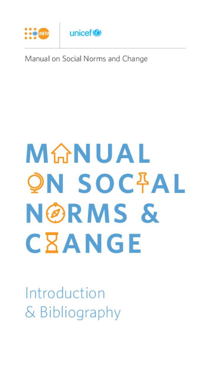 Text - Manual on Social Norms and Change publication cover