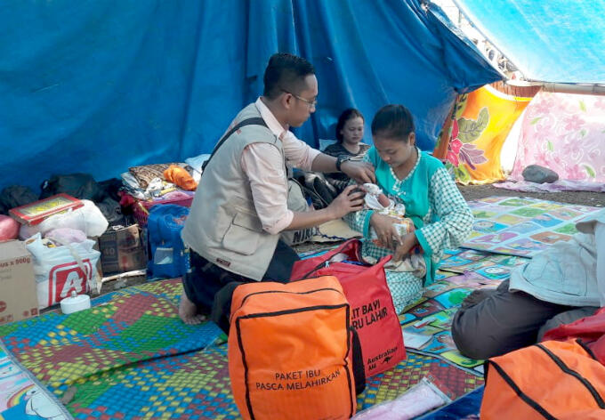 Supplies pre-positioned with Australia’s support critical to humanitarian response in Indonesia