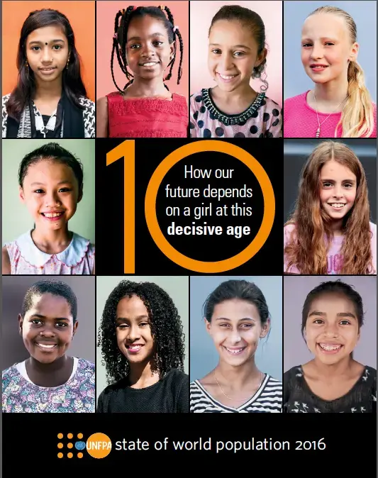Cover page of State of World Population 2016
