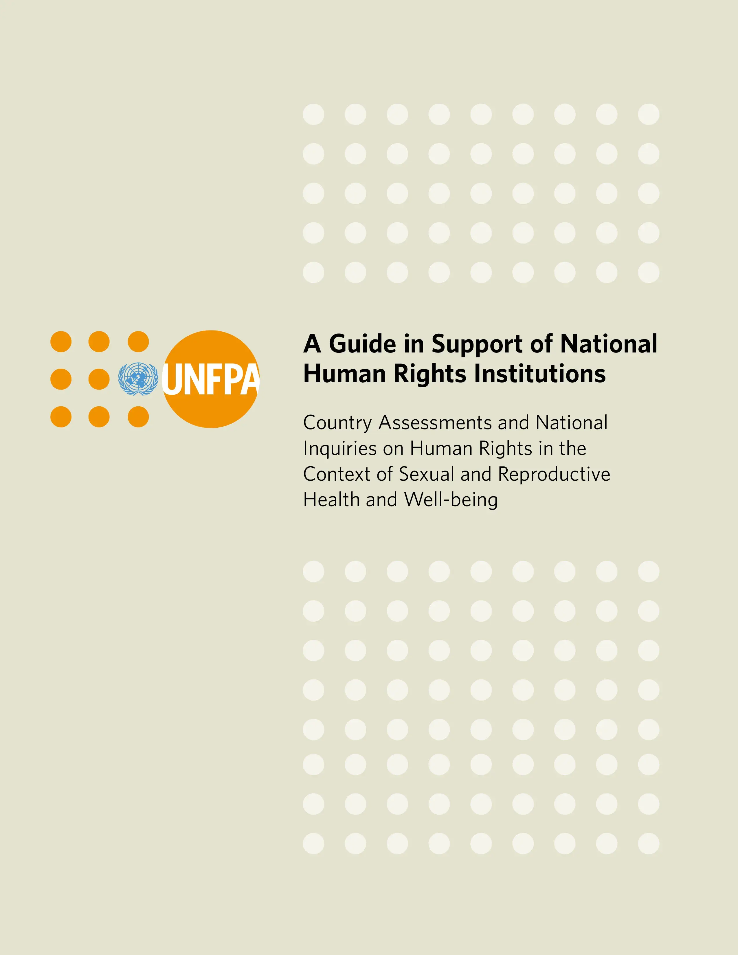 A Guide in Support of National Human Rights Institutions | UNFPA ...