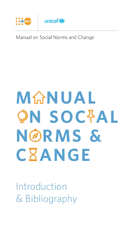 Manual on Social Norms and Change Text - Manual on Social Norms and Change publication cover