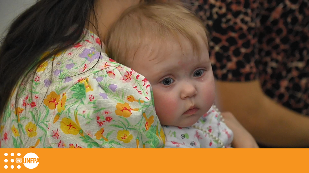 Worried toddler looks out into the distance